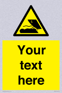 Custom Warning submerged objects in watercraft areas